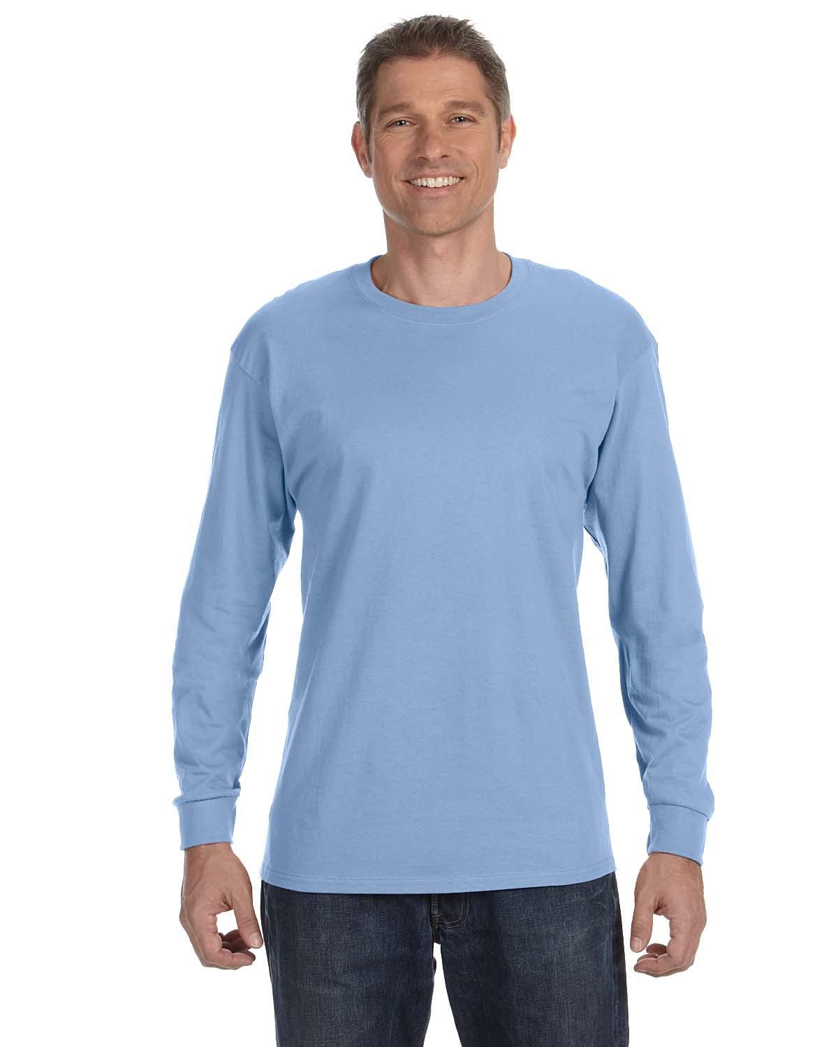 Light blue full 2024 sleeve t shirt