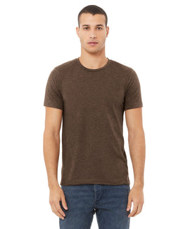 Bella+Canvas Unisex Heather CVC T-Shirt | Heather Brown