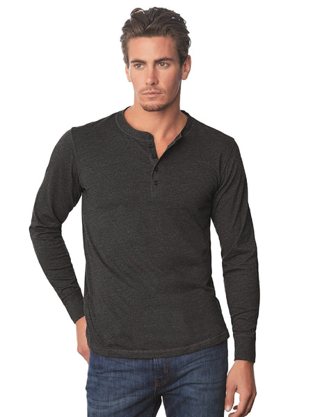 Bella+Canvas Long Sleeve Henley – CheapesTees