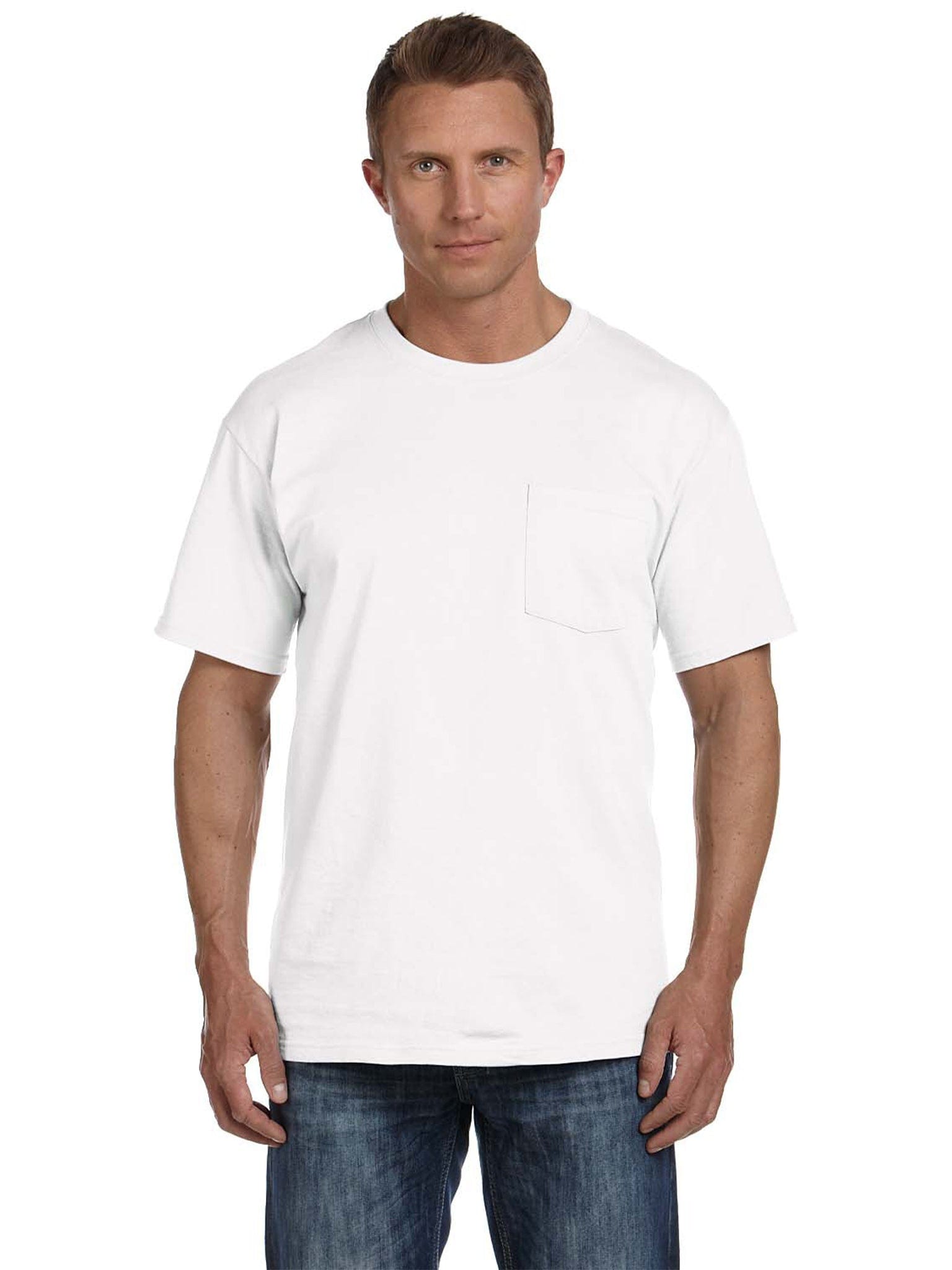 Fruit of the Loom Cotton Pocket T-Shirt