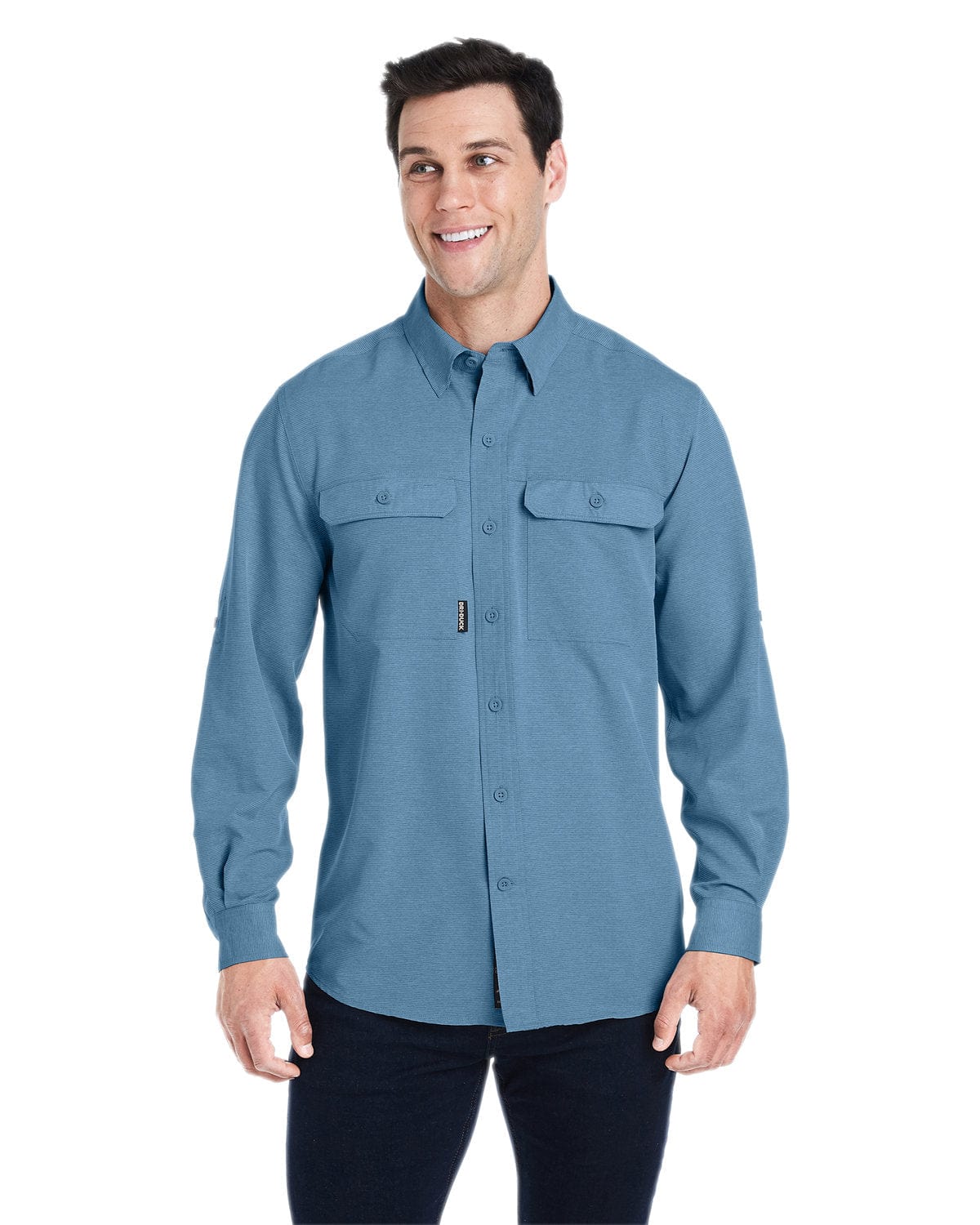 Embroidered Men's Dri Duck Crossroad Woven Shirt — Custom Screen Printing &  Embroidery, Shirt Kong