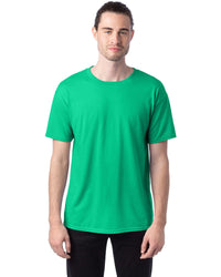 Hanes Mens ComfortBlend EcoSmart 50/50 Cotton/Poly T-Shirt, Large, Kelly  Green