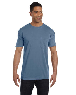 Comfort Colors Garment-Dyed Pocket T-Shirt | Blue Jean