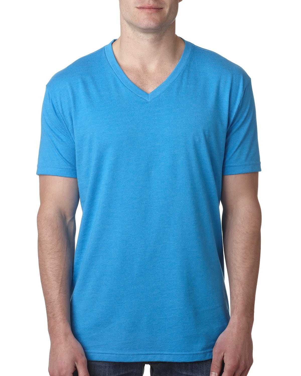 Light Blue V Neck Shirt