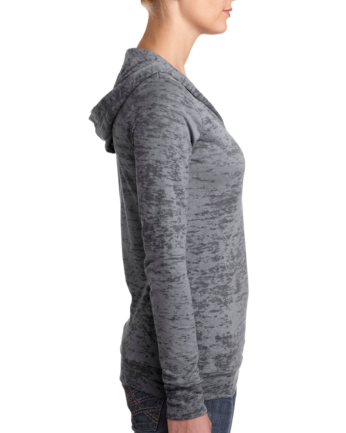 Next level outlet burnout hoodie