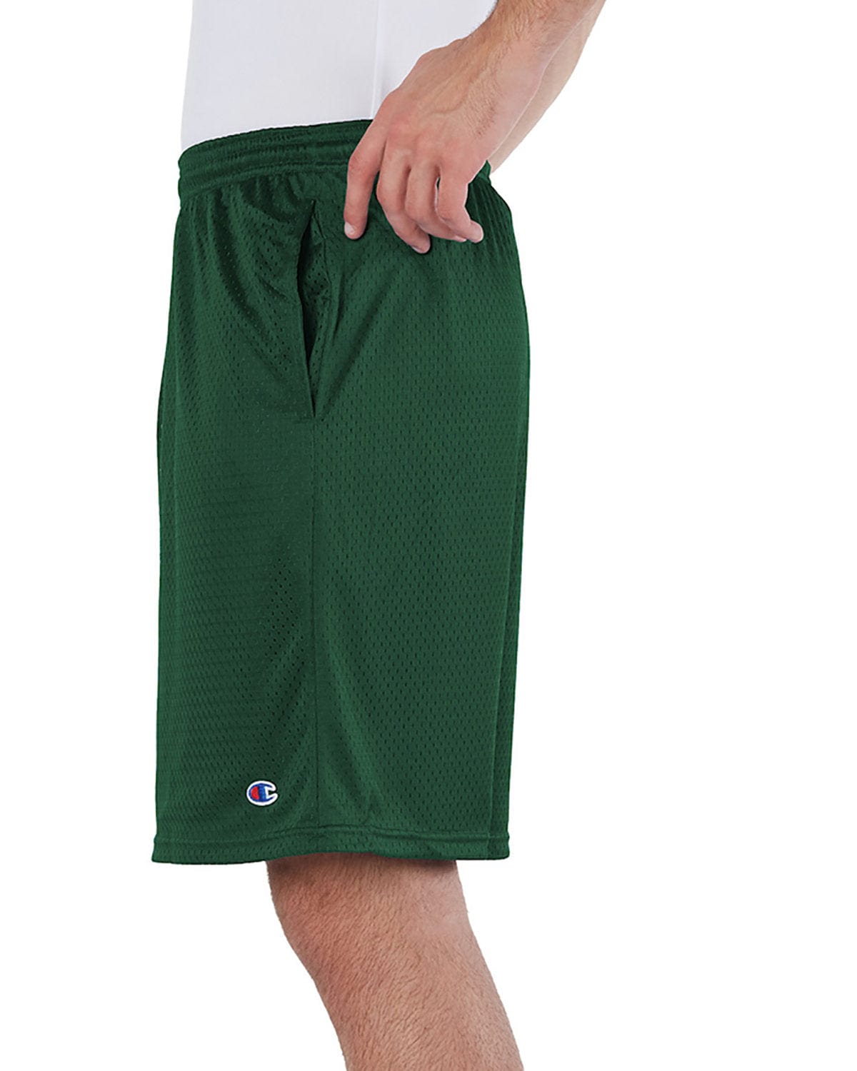 Champion long best sale mesh shorts