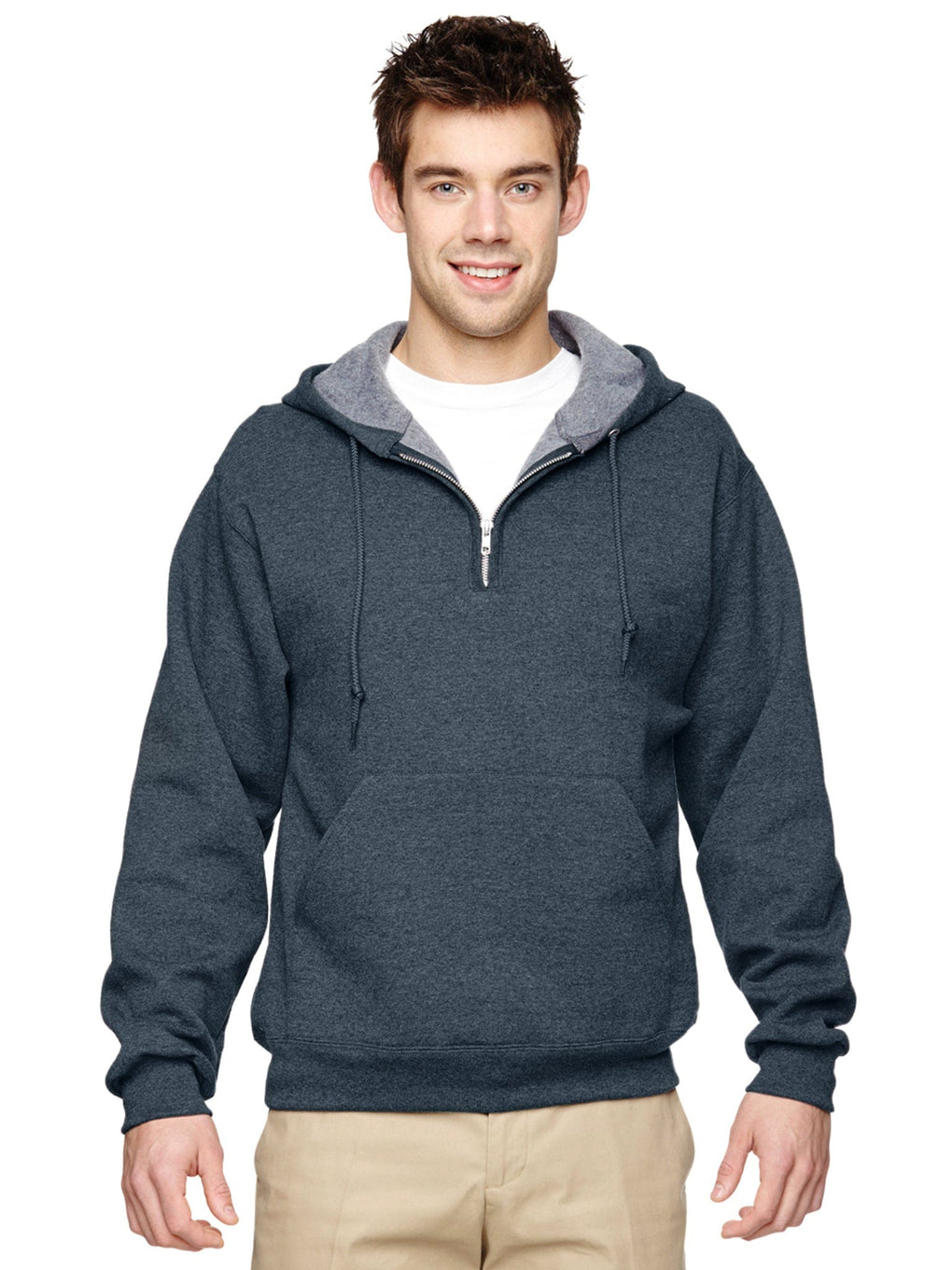 Quarter zip pullover store hoodie