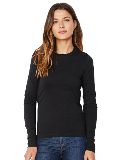 Bella+Canvas Ladies Missy Long Sleeve Jersey T-Shirt – CheapesTees