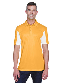 Harriton Side Block Micro-Pique Polo Shirt