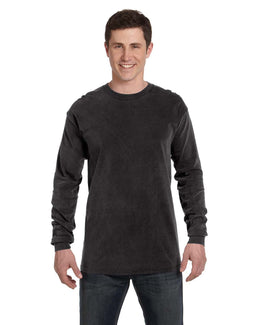 Comfort Colors Garment-Dyed Long Sleeve T-Shirt | Black