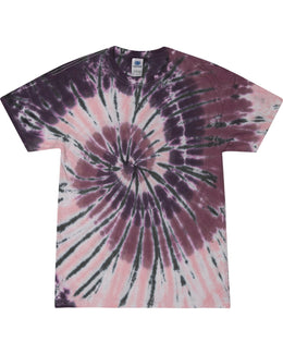 Tie-Dye 100% Cotton Tie-Dyed T-Shirt | Cherry Cola