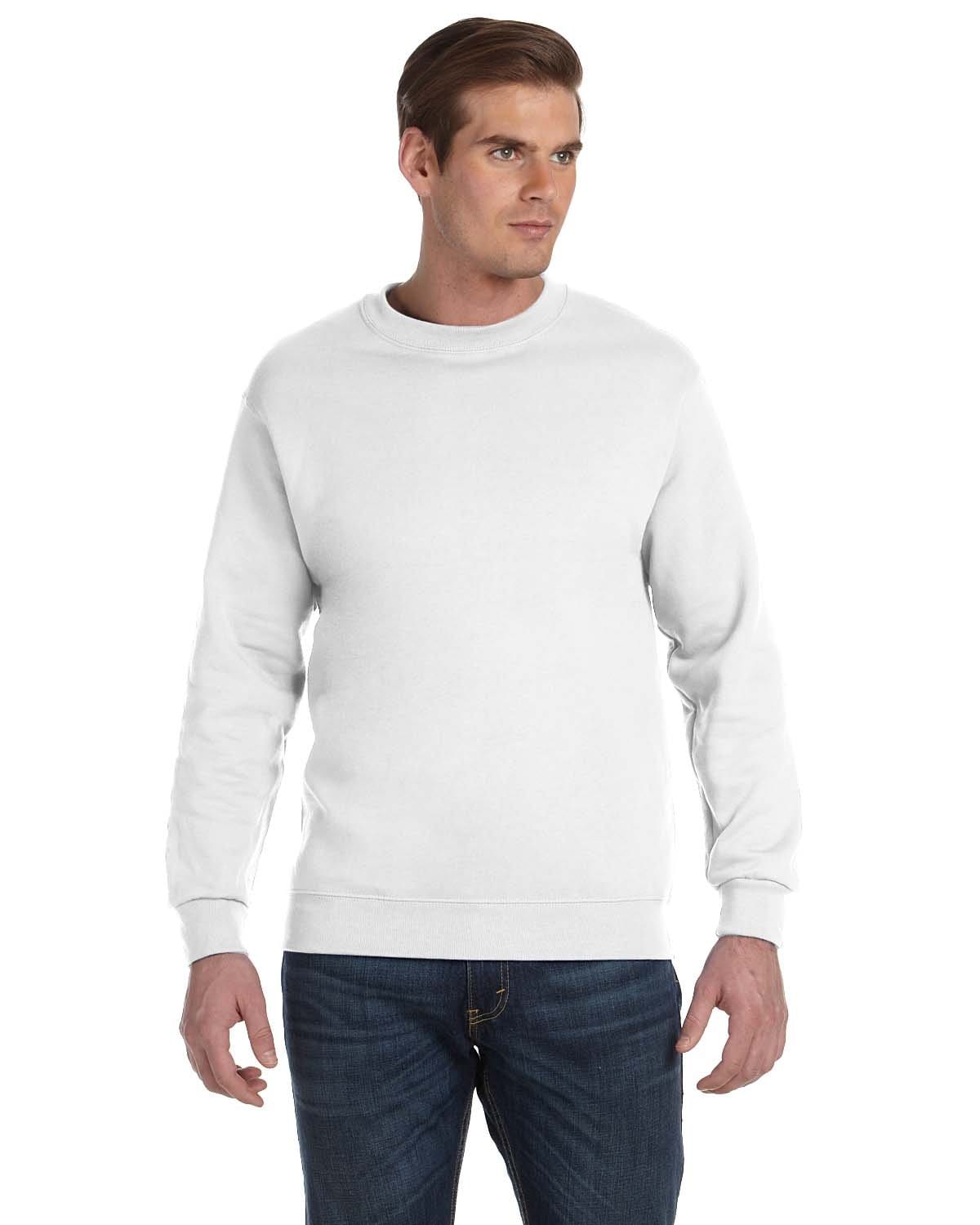 White crew clearance neck sweatshirt