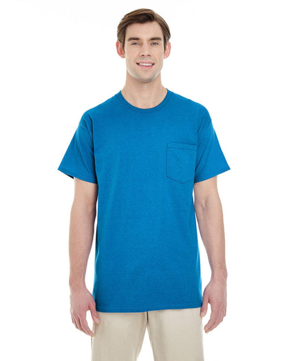 Gildan Pocket T-Shirt | Sapphire – CheapesTees