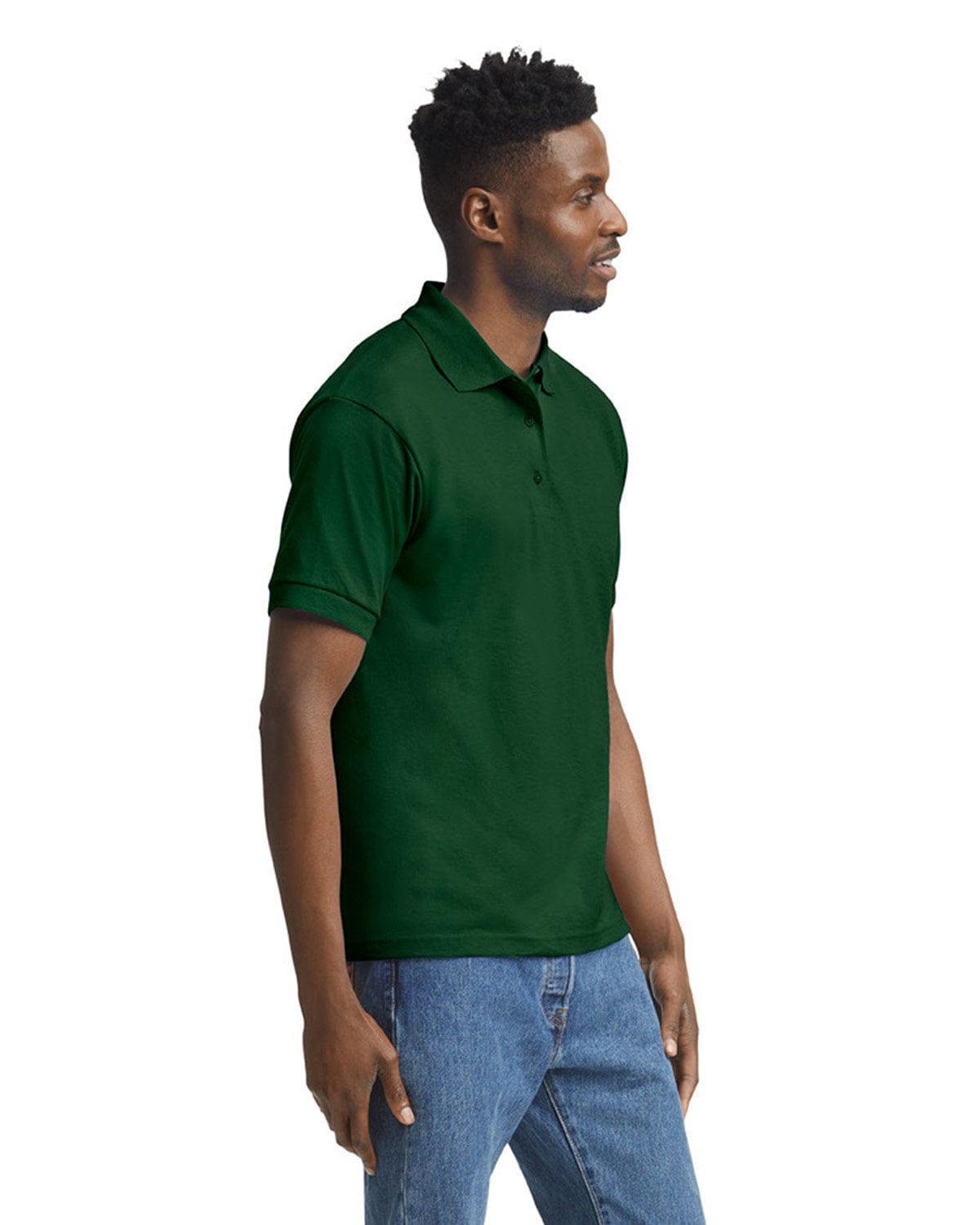 dark green polo shirt mens