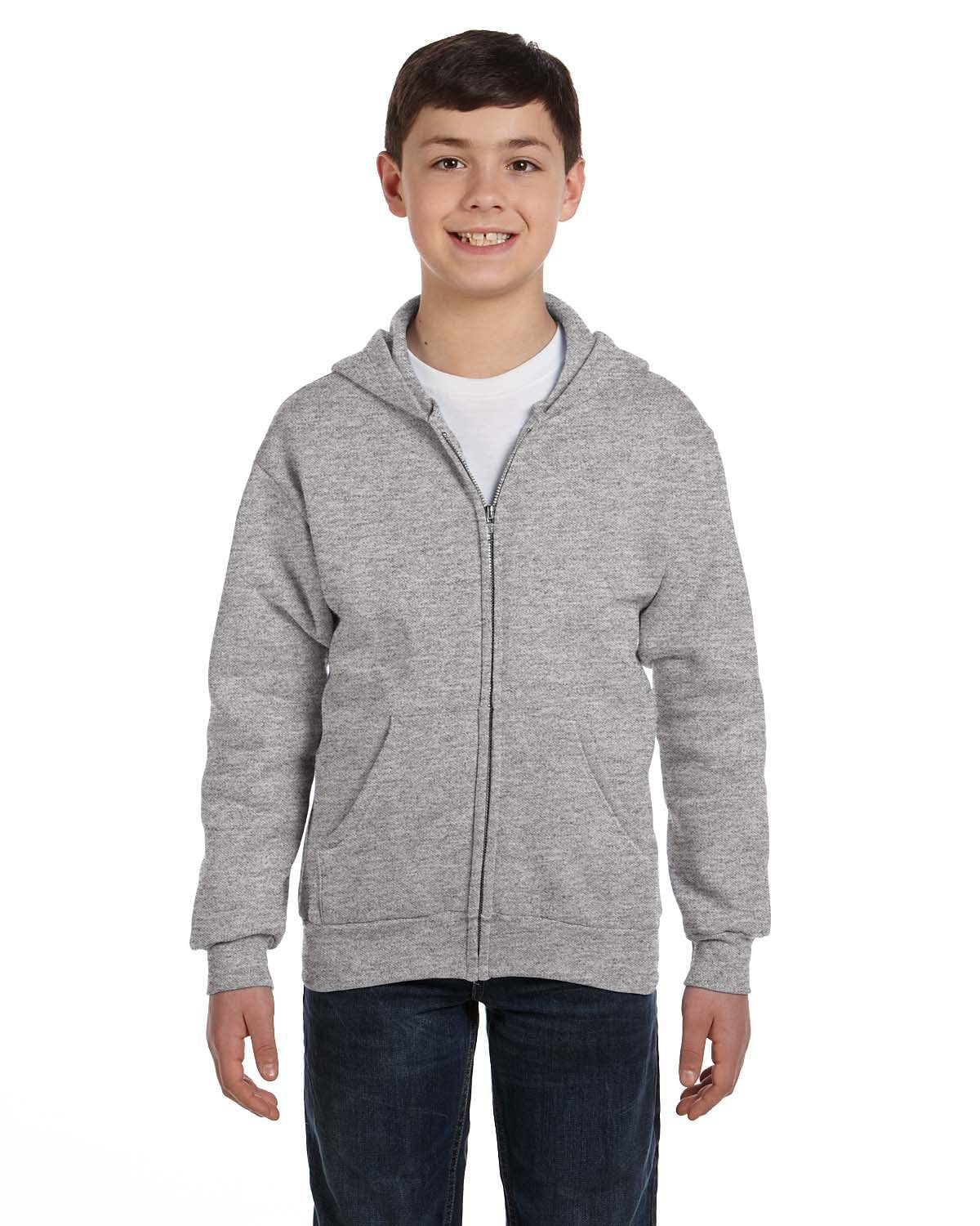 Hanes Youth 50 50 Full Zip Hoodie Sweatshirt CheapesTees